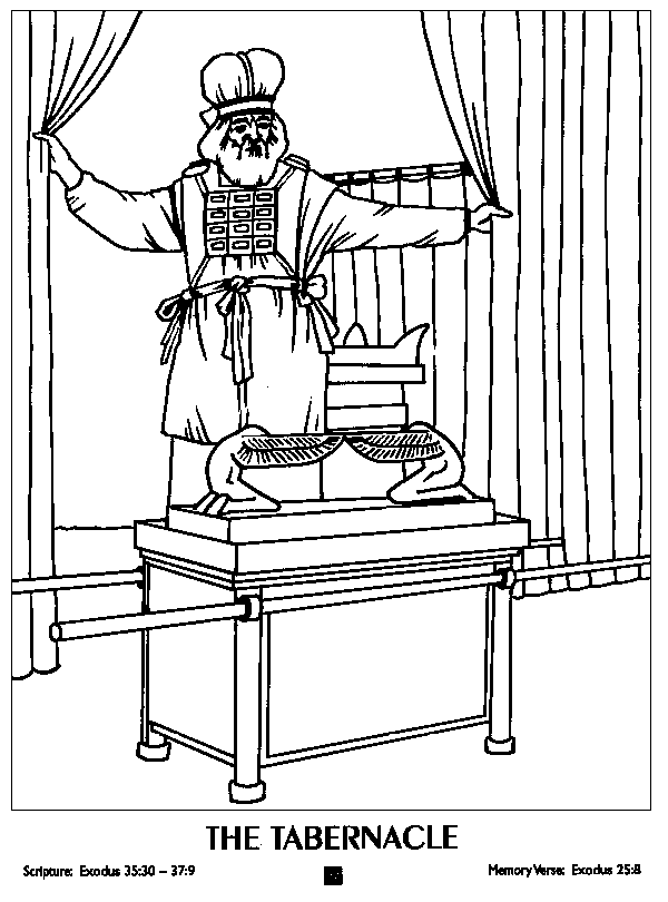 tabernacle coloring pages - photo #24