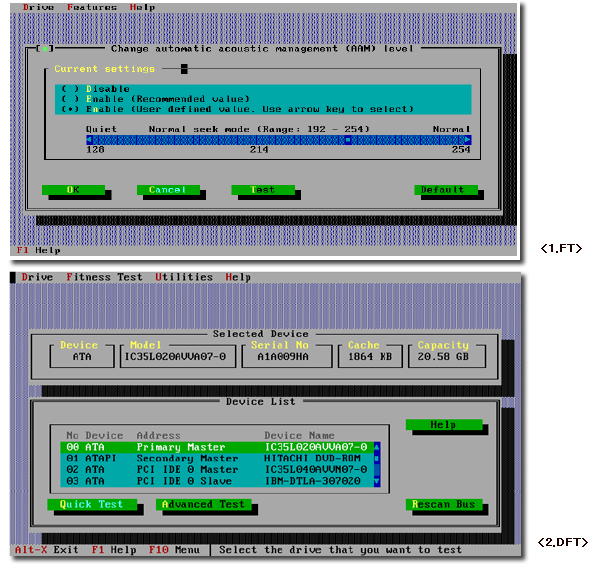 hitachi drive test utility