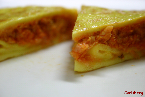 [닭고기달걀말이] 닭을 품은 달걀의 맛....