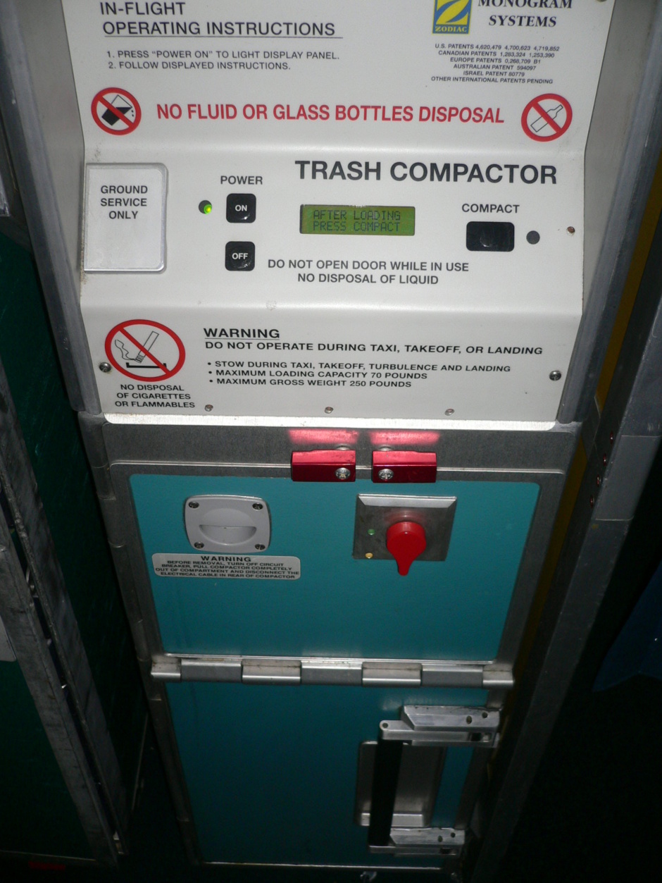 Trash compactor.